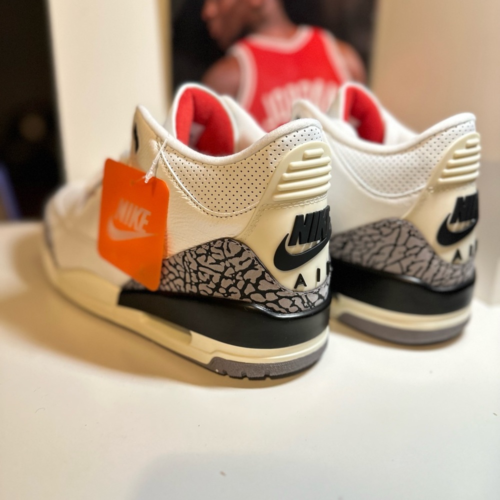 Fresh Air Jordan 3 cement reimagined. New with box and receipt